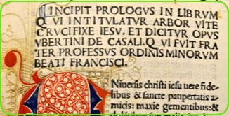Ubertino da Casale e l'Arbor vitae crucifixae Jesu Christi 