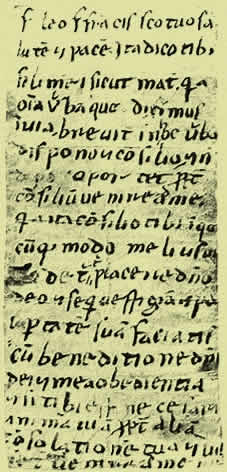 Spoleto: lettera di S. Francesco d'Assisi
