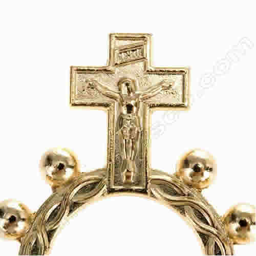 Anello rosario decina scout oro o argento