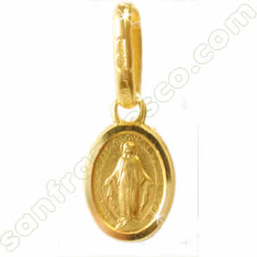 Medaglia Madonna Miracolosa MIni UnoAerre - 6x9